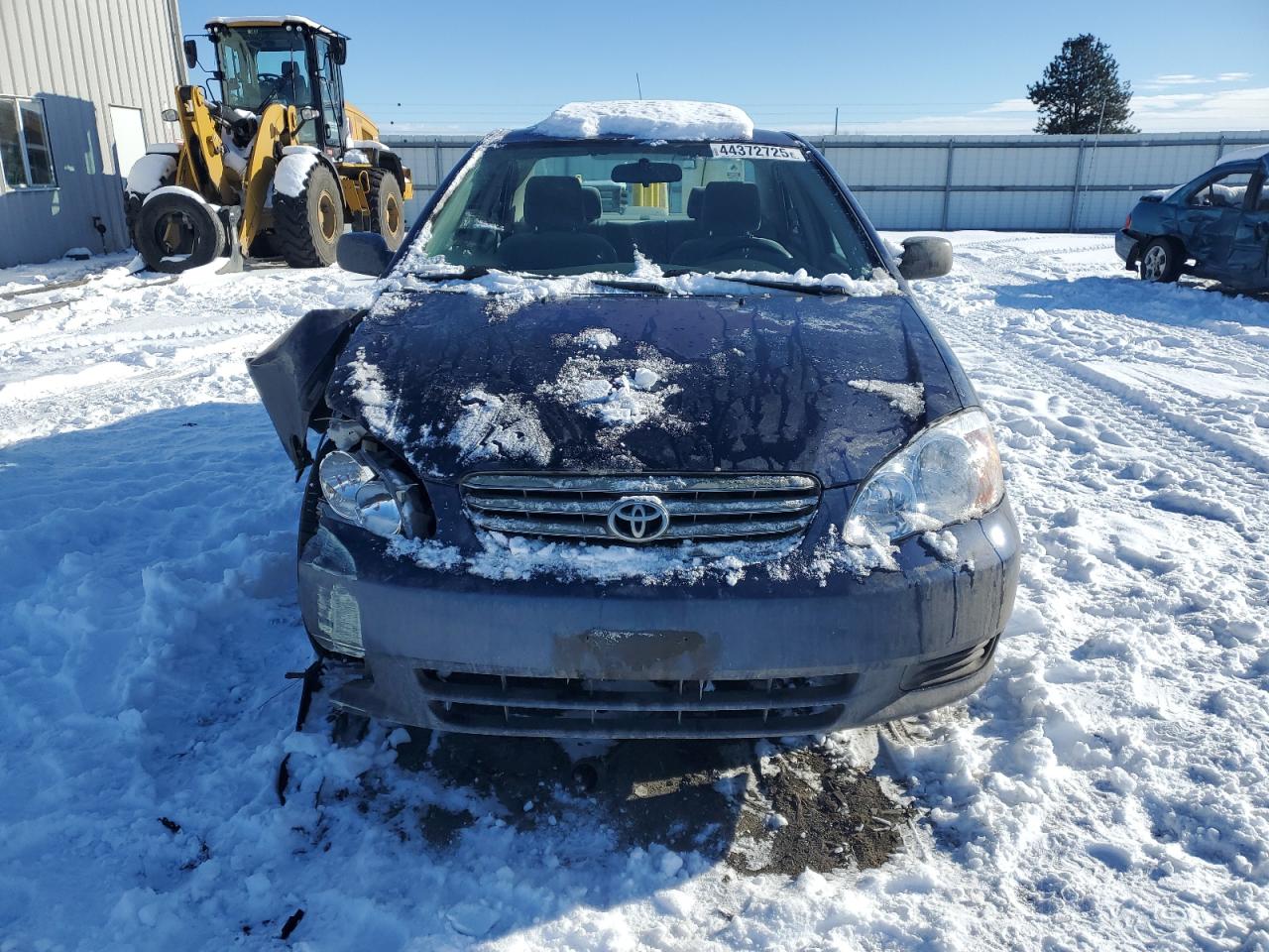 2003 Toyota Corolla VIN 1NXBR32E93Z051031 Copart auction photo, front end / side damage thumbnail 5