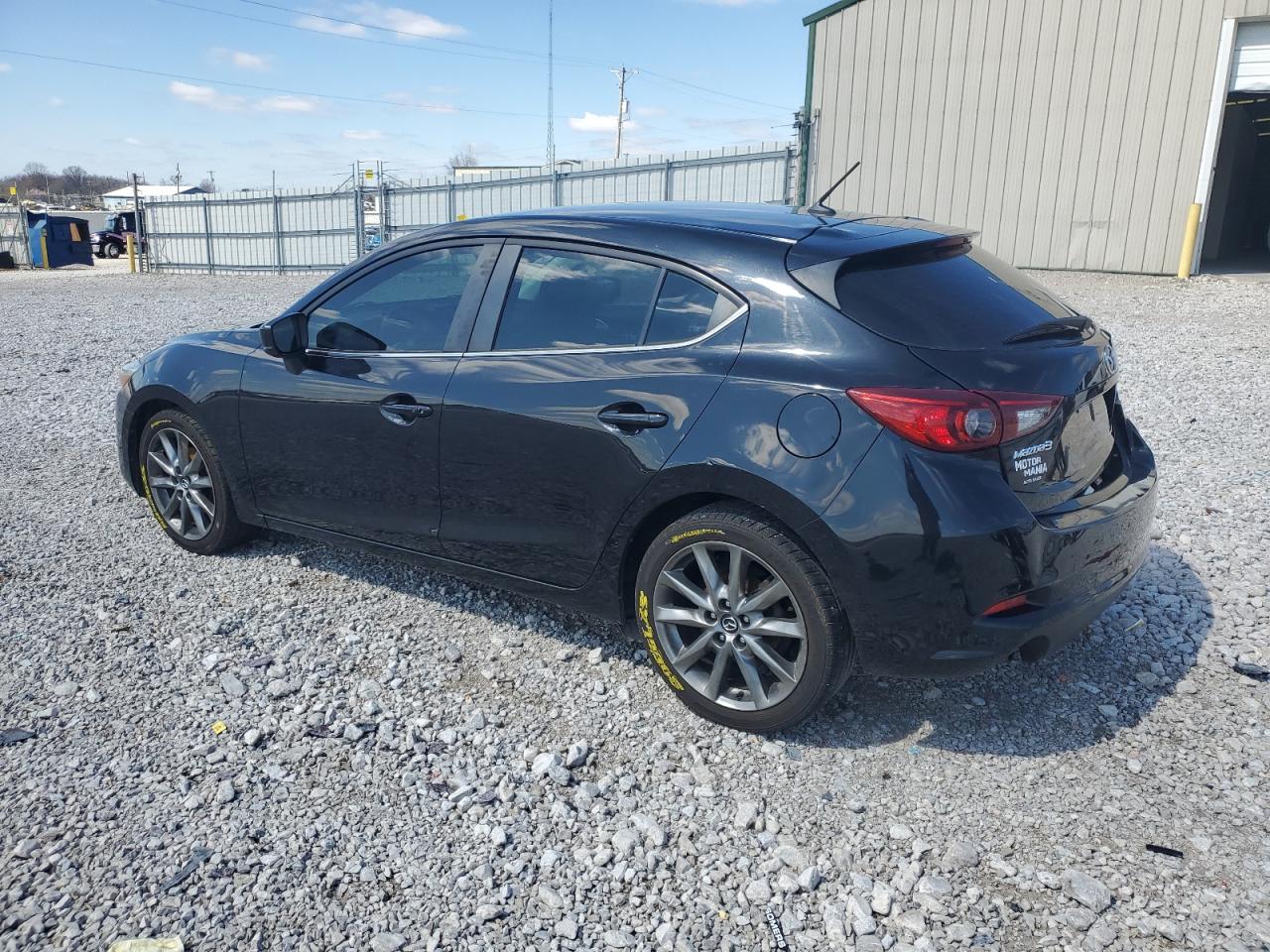 2018 Mazda 3 VIN 3MZBN1L37JM251843 Copart auction photo, rear end / side damage thumbnail 2