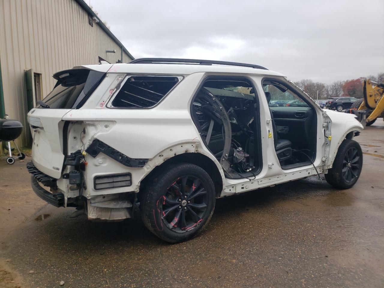 2020 Ford Explorer VIN 1FMSK8DH6LGA27955 Copart auction photo, all over damage thumbnail 3