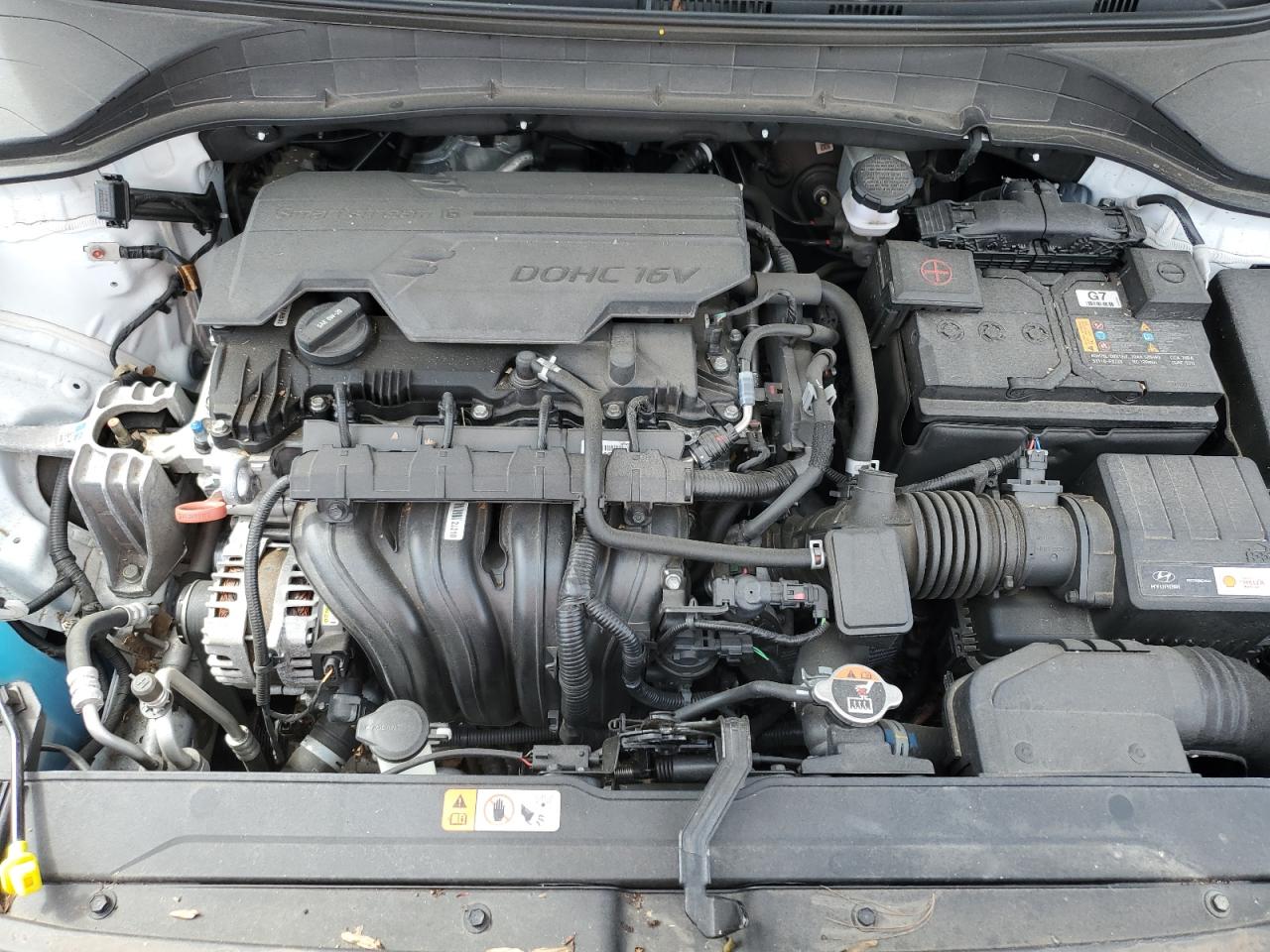 2022 Hyundai Kona VIN KM8K62AB2NU916712 Copart auction photo, water/flood damage thumbnail 13