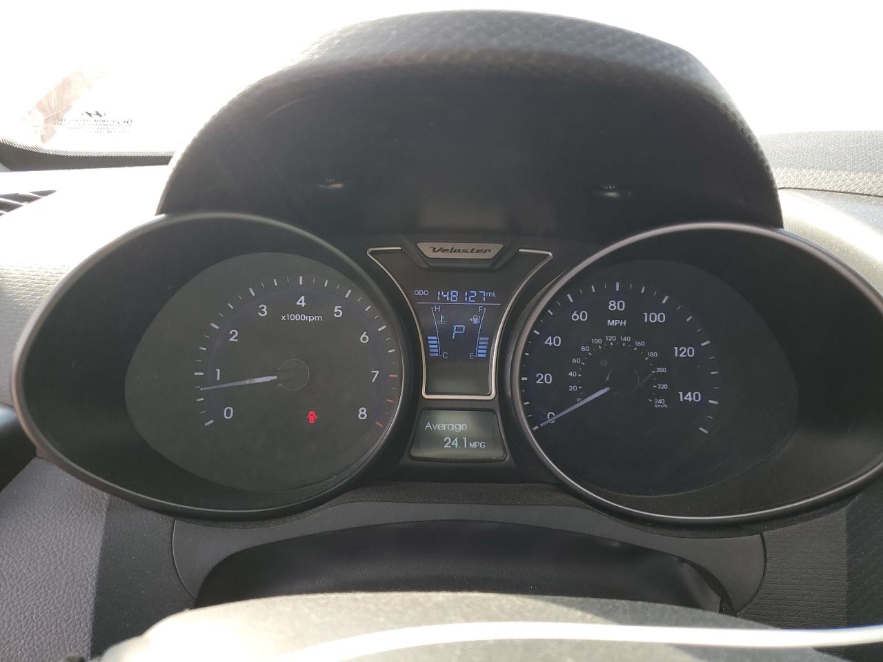 2013 Hyundai Veloster VIN KMHTC6AE2DU116005 Copart auction photo, front end damage thumbnail 9