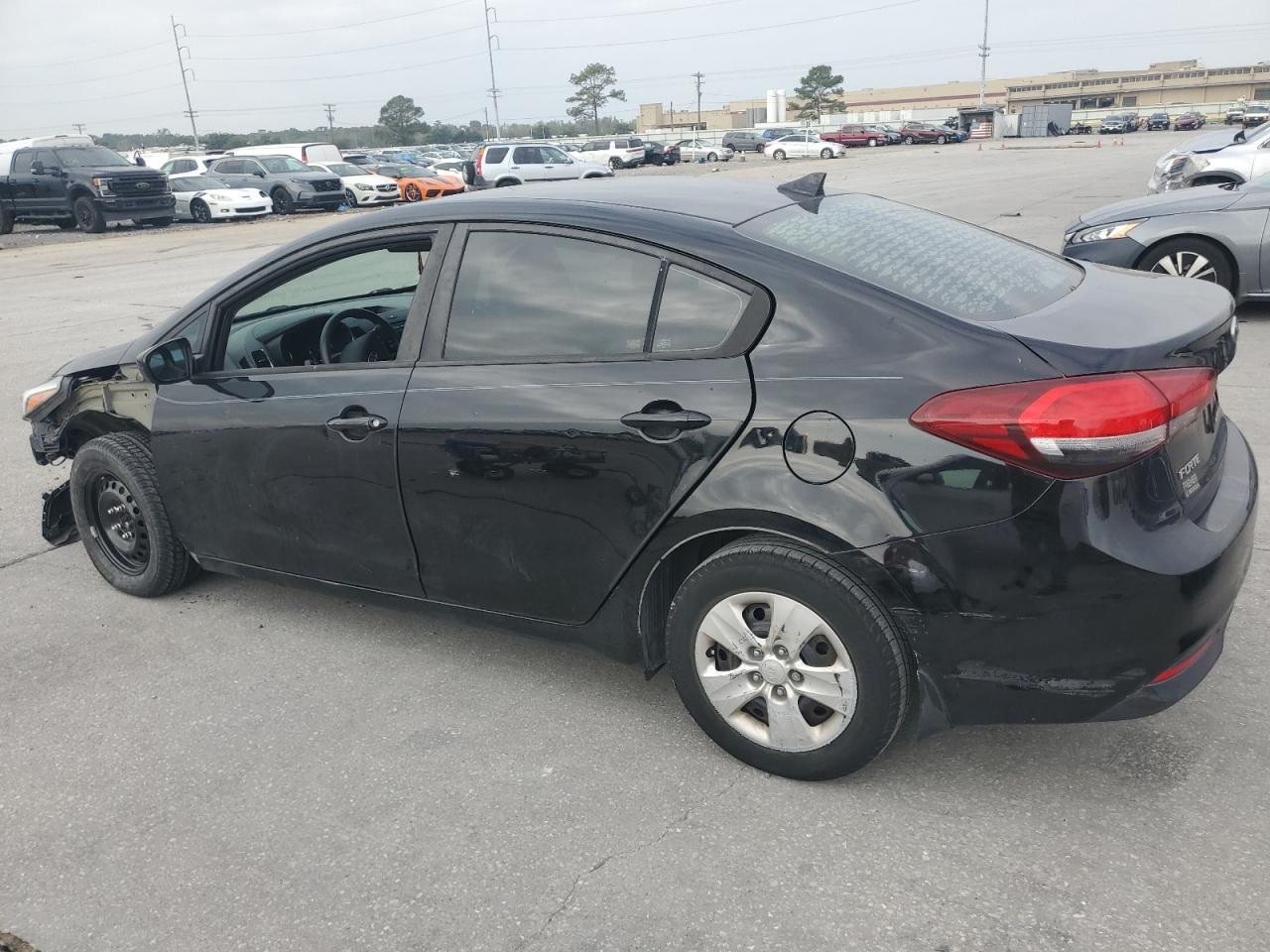 2018 KIA Forte VIN 3KPFK4A79JE241121 Copart auction photo, front end damage thumbnail 2