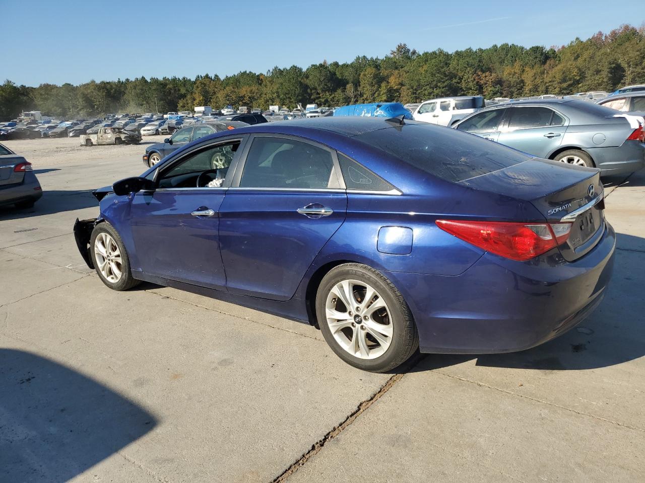 2012 Hyundai Sonata VIN 5NPEC4AC2CH353697 Copart auction photo, front end damage thumbnail 2