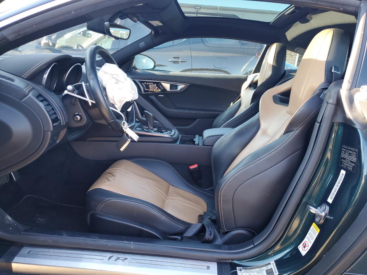 2017 Jaguar F-Type VIN SAJWJ6DL2HMK45399 Copart auction photo, front end / undercarriage damage thumbnail 7