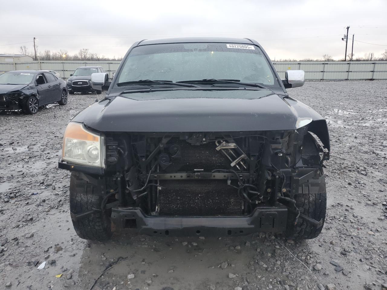 2010 Nissan Titan VIN 1N6AA0CA4AN325984 Copart auction photo, front end damage thumbnail 5