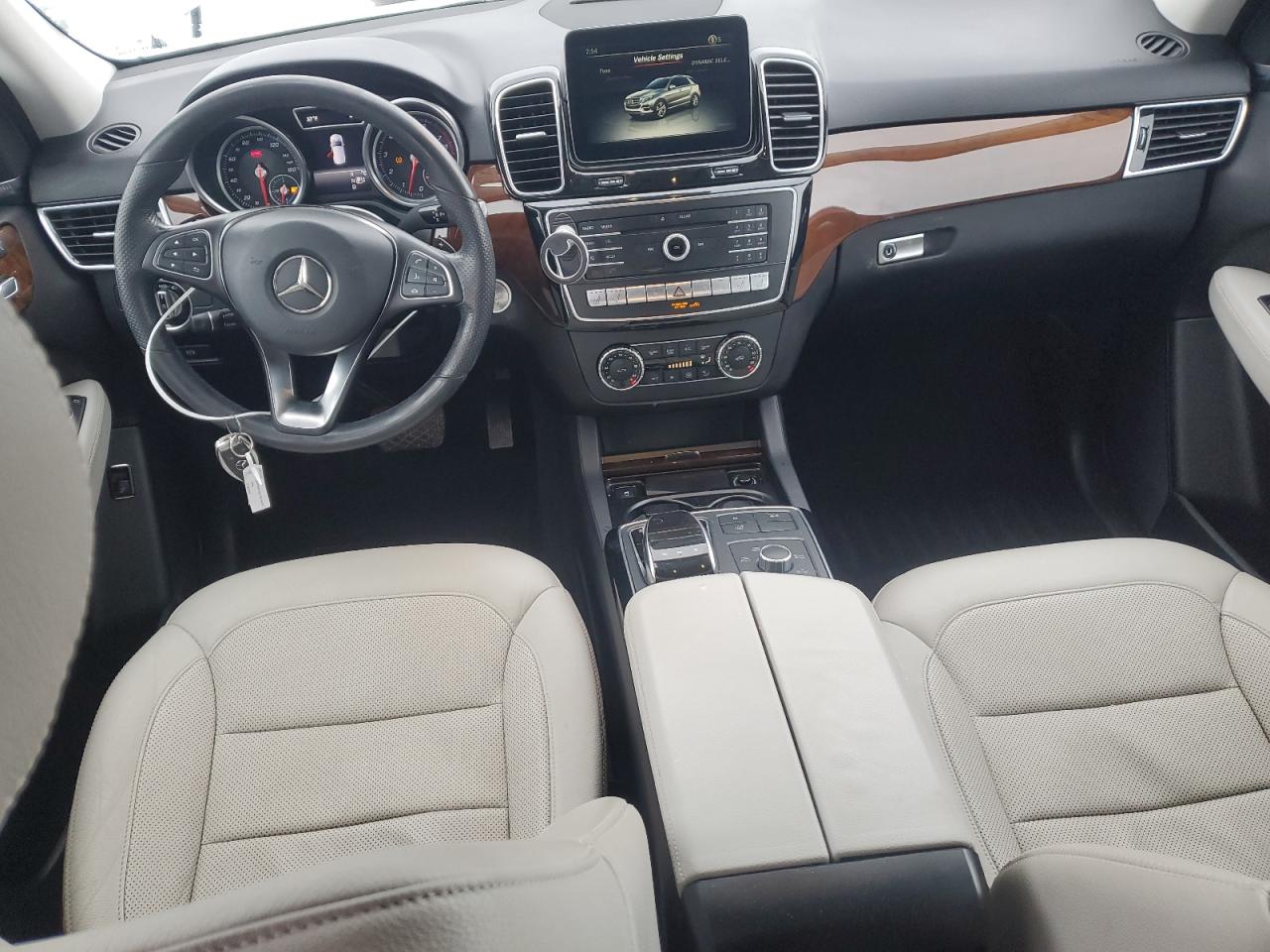 2017 Mercedes-Benz GLE VIN 4JGDA5HB1HA981555 Copart auction photo, rear end damage thumbnail 8