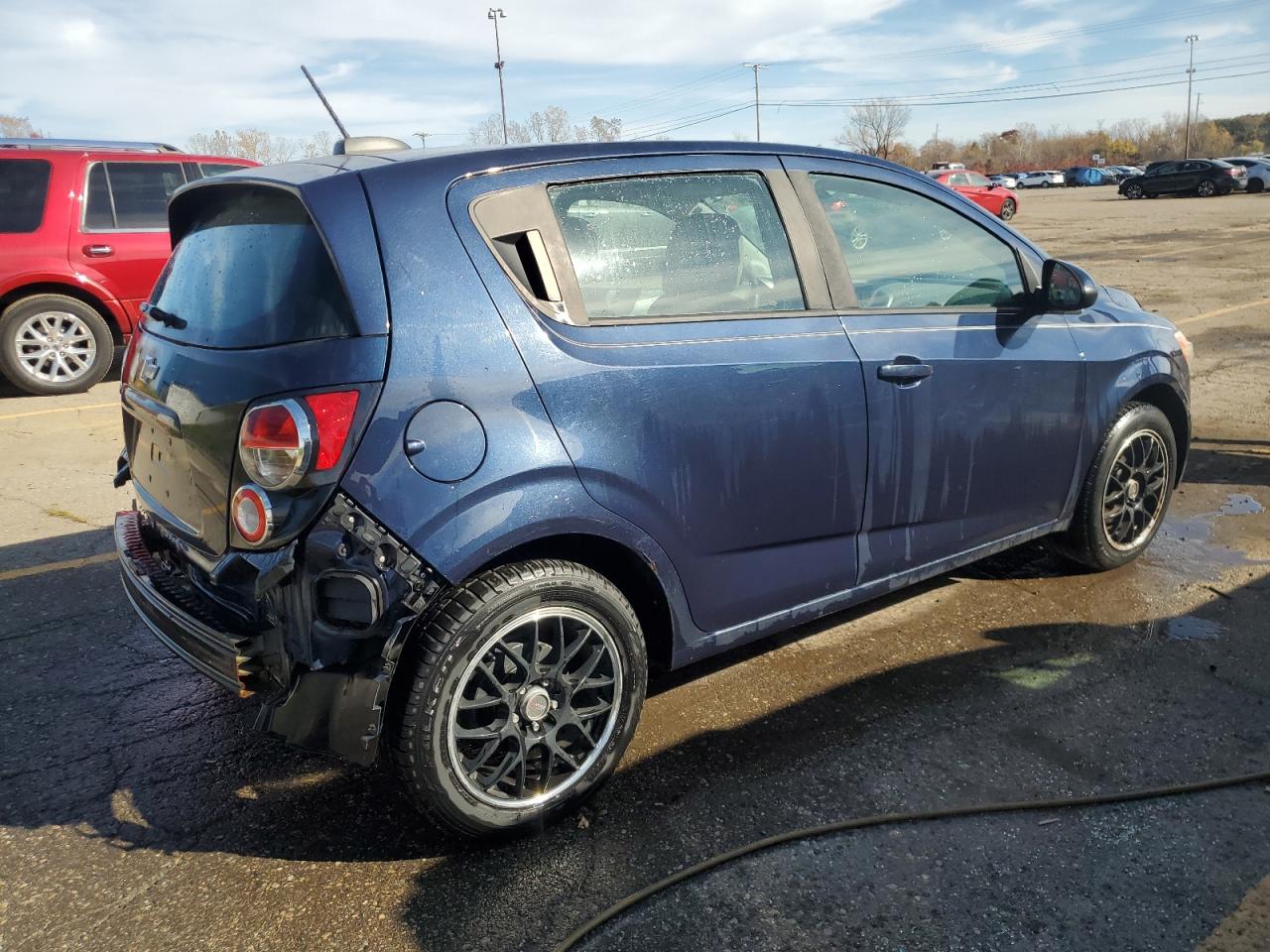 2015 Chevrolet Sonic VIN 1G1JA6SH9F4171072 Copart auction photo, all over damage thumbnail 3