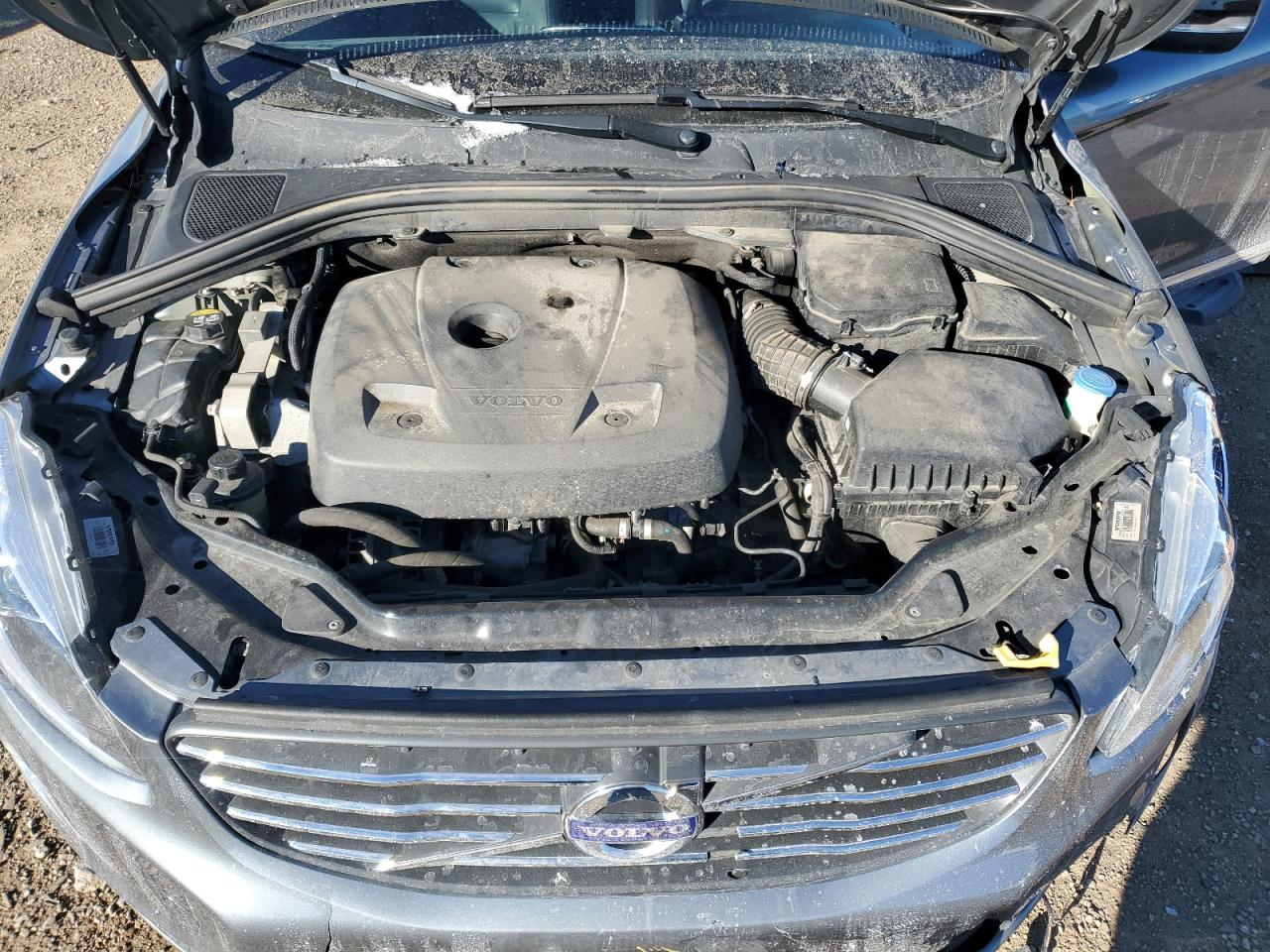 2017 Volvo XC60 VIN YV449MRR8H2212772 Copart auction photo, front end / side damage thumbnail 13