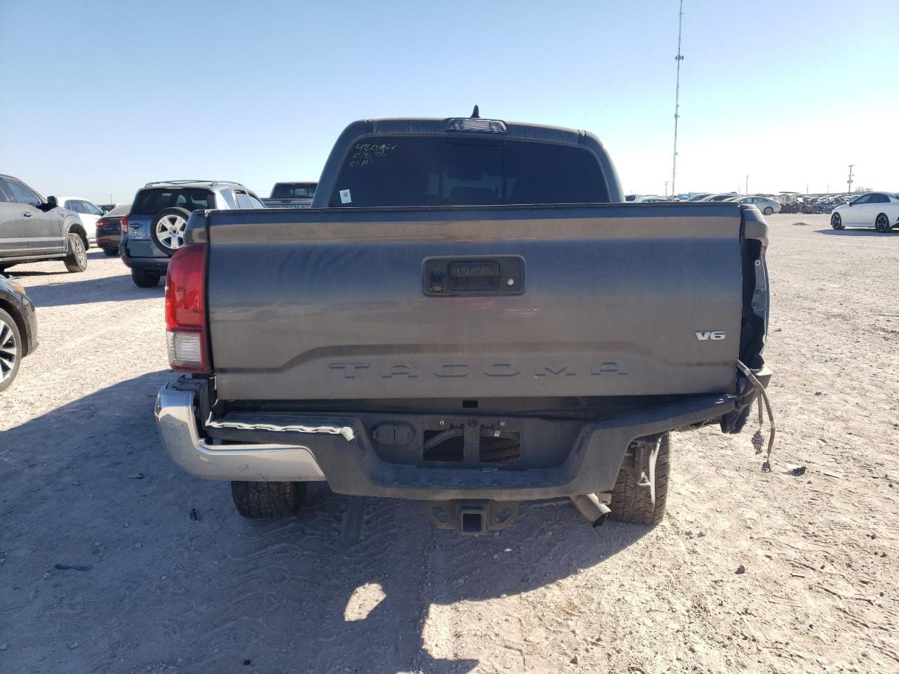 2021 Toyota Tacoma VIN 3TMAZ5CNXMM159142 Copart auction photo, rear end / undercarriage damage thumbnail 6
