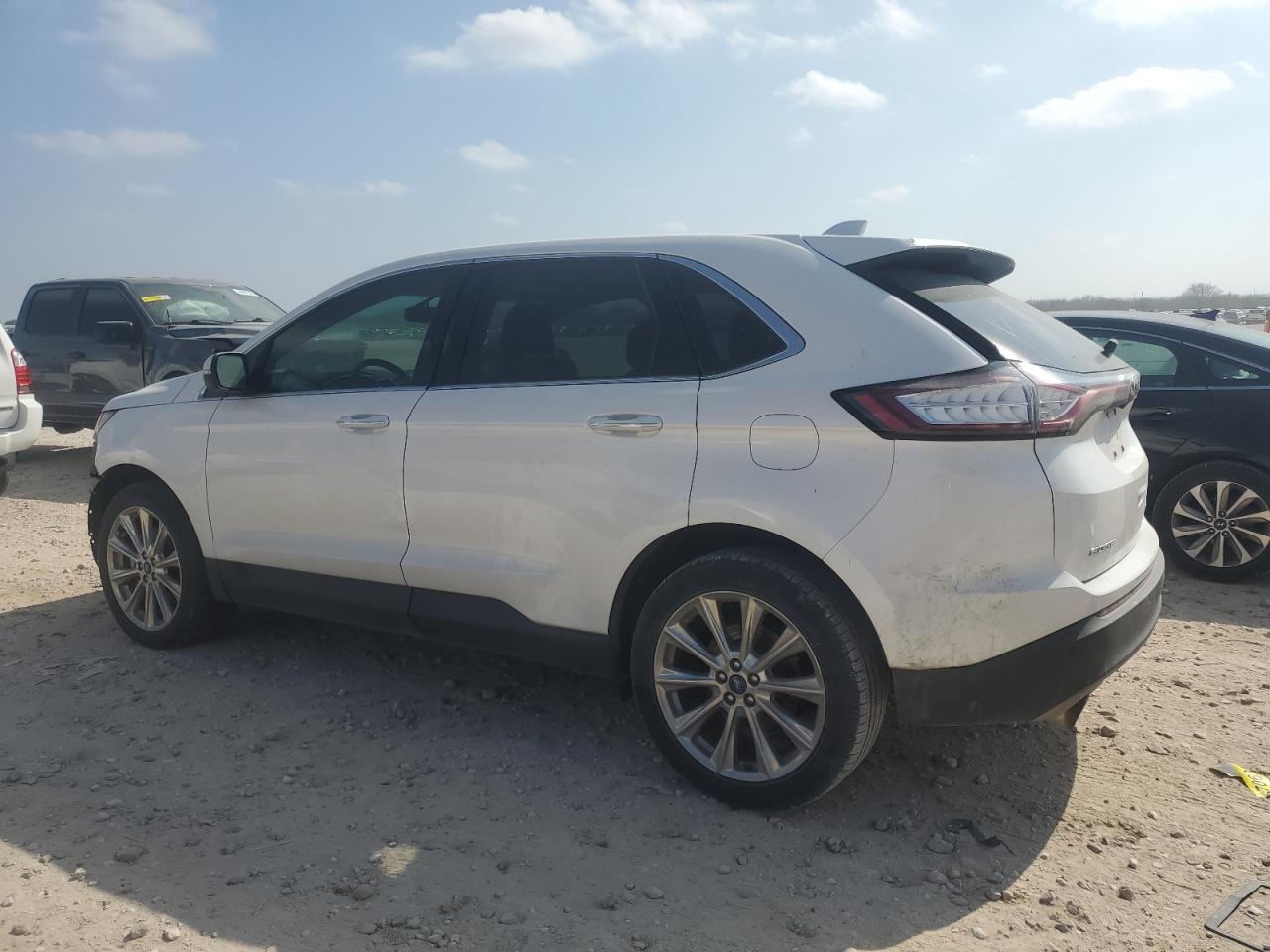 2017 Ford Edge VIN 2FMPK3K84HBC54362 Copart auction photo, front end damage thumbnail 2