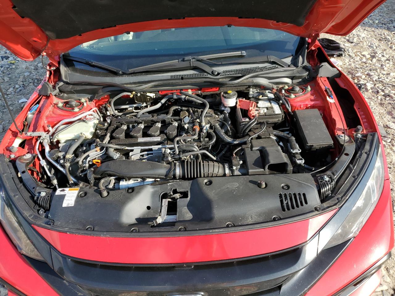 2018 Honda Civic VIN SHHFK7H7XJU412880 Copart auction photo, side damage thumbnail 11