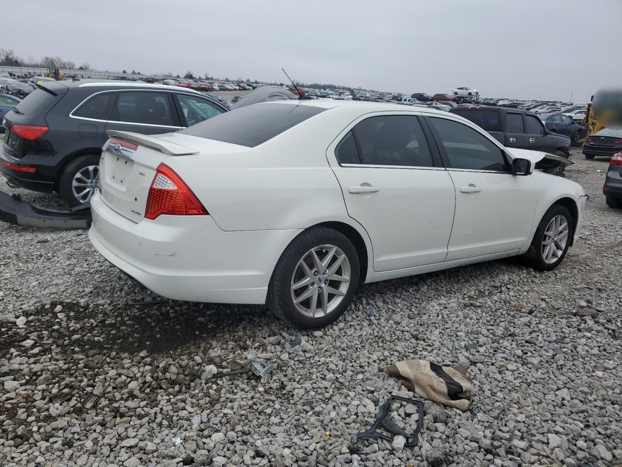 2012 Ford Fusion VIN 3FAHP0JG8CR245181 Copart auction photo, front end / undercarriage damage thumbnail 3