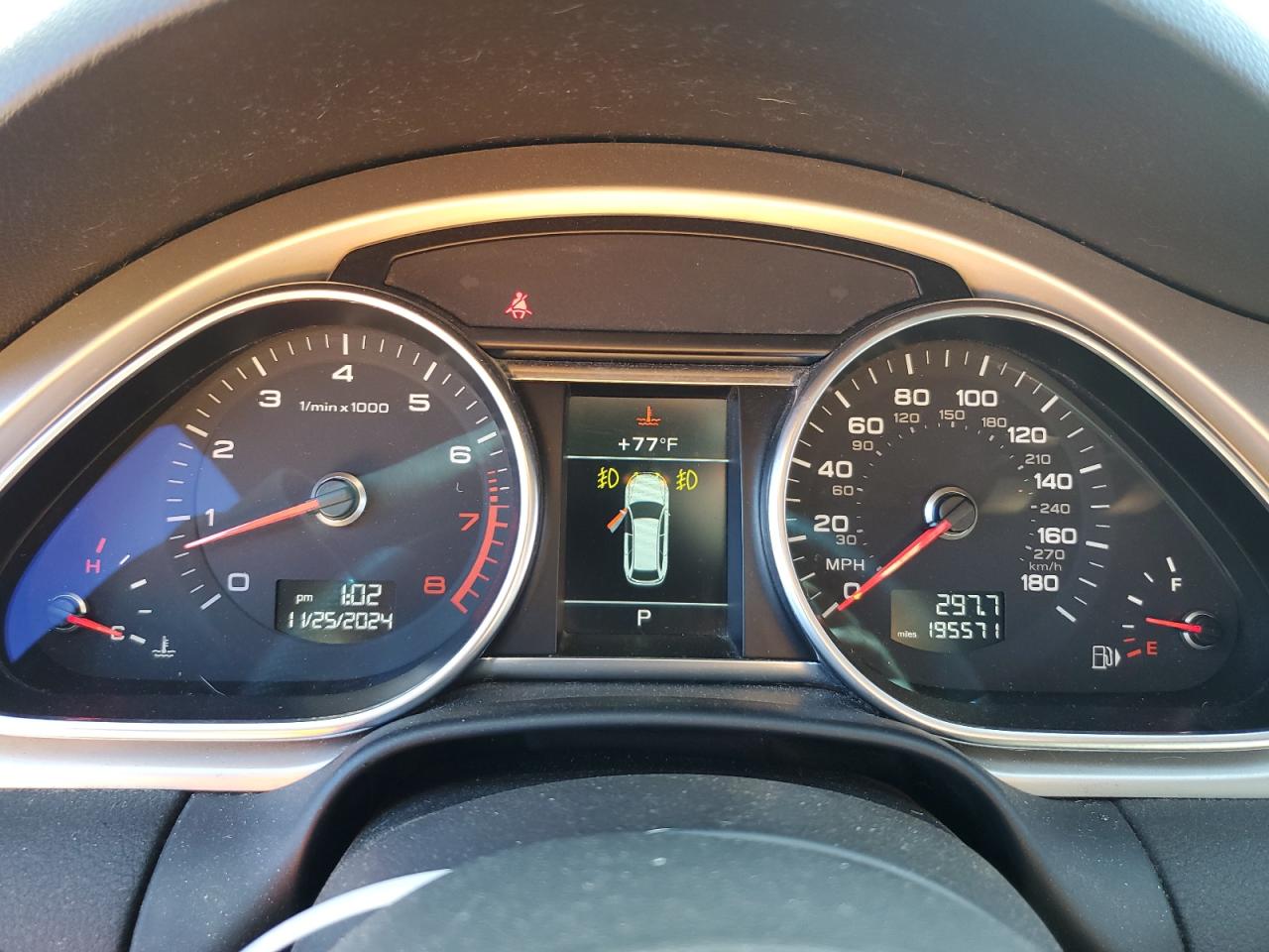2013 Audi Q7 VIN WA1DGAFE1DD006436 Copart auction photo, front end damage thumbnail 9