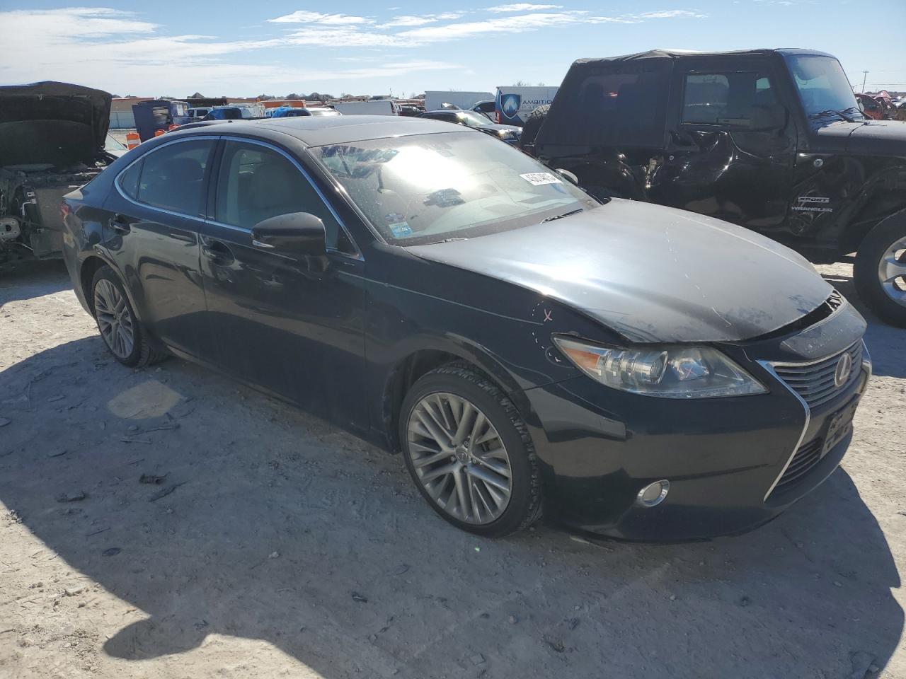 2014 Lexus ES VIN JTHBK1GG8E2133840 Copart auction photo, front end / side damage thumbnail 4