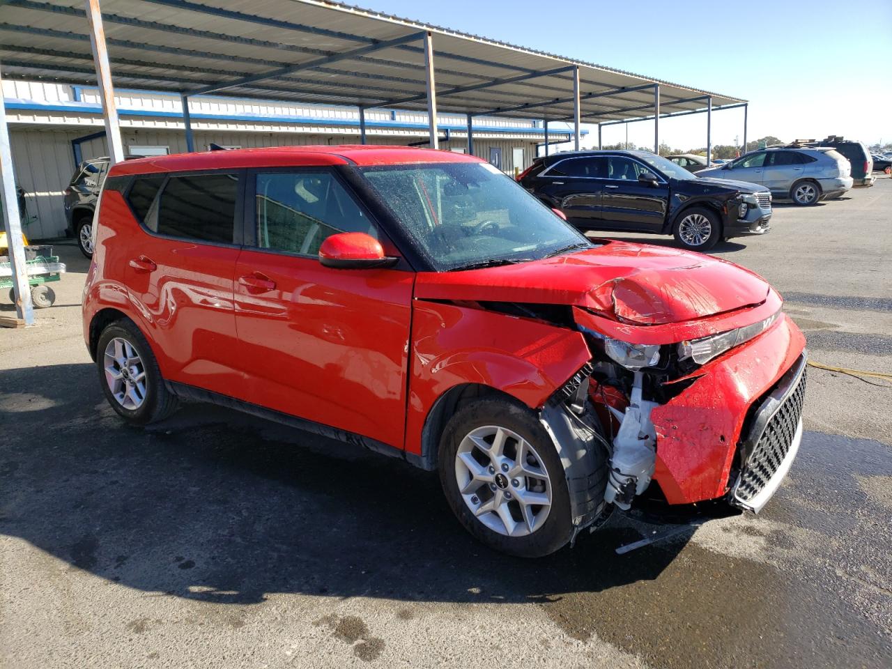 2023 KIA Soul VIN KNDJ23AUXP7196435 Copart auction photo, front end damage thumbnail 4