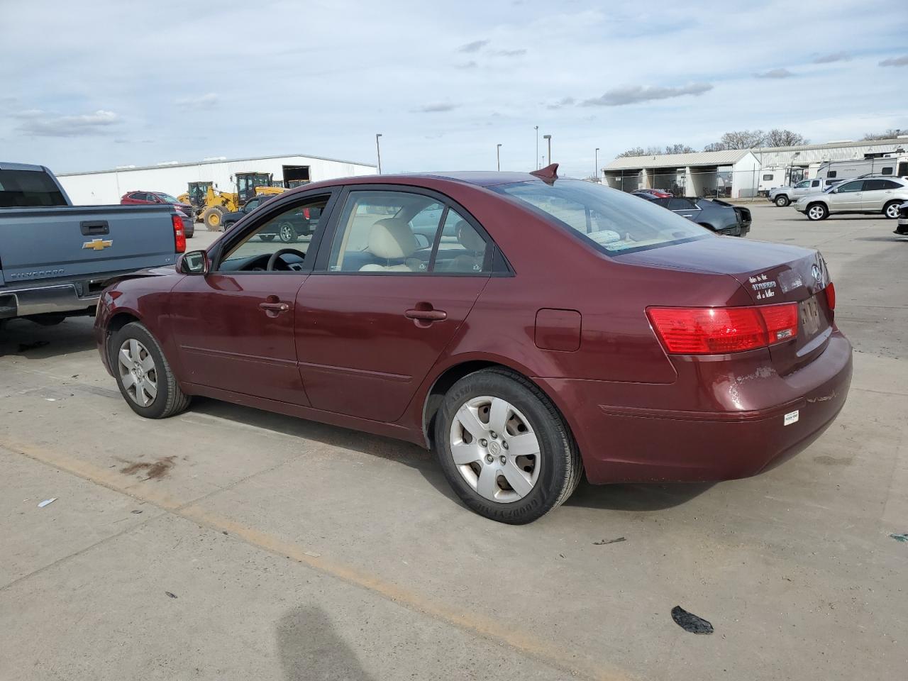 2009 Hyundai Sonata VIN 5NPET46C79H450833 Copart auction photo, front end damage thumbnail 2