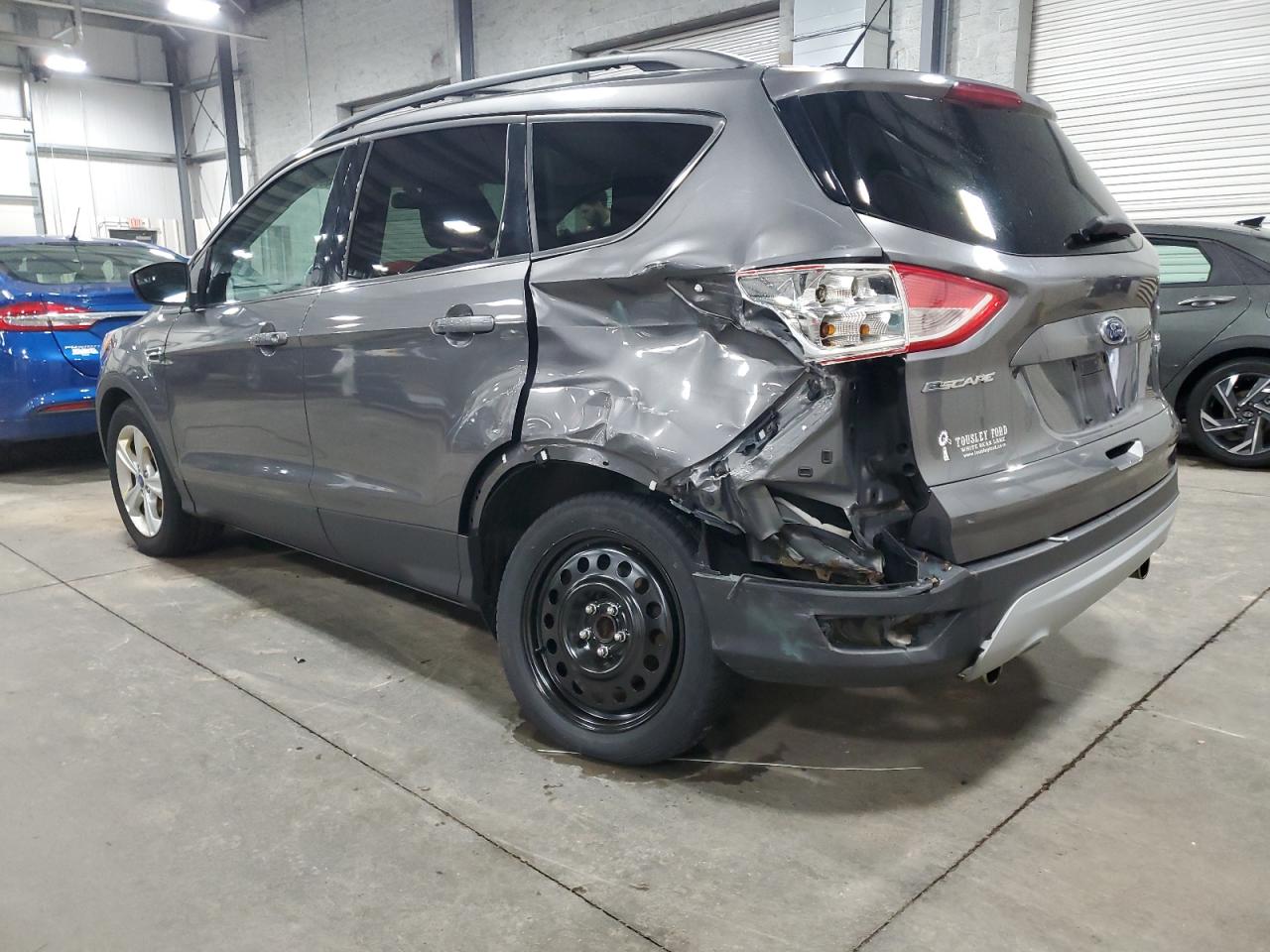 2013 Ford Escape VIN 1FMCU0GX1DUB70656 Copart auction photo, rear end / side damage thumbnail 2