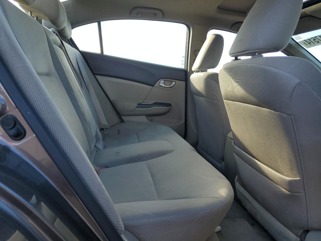 2012 Honda Civic VIN 19XFB2F81CE313244 Copart auction photo, rear end damage thumbnail 11