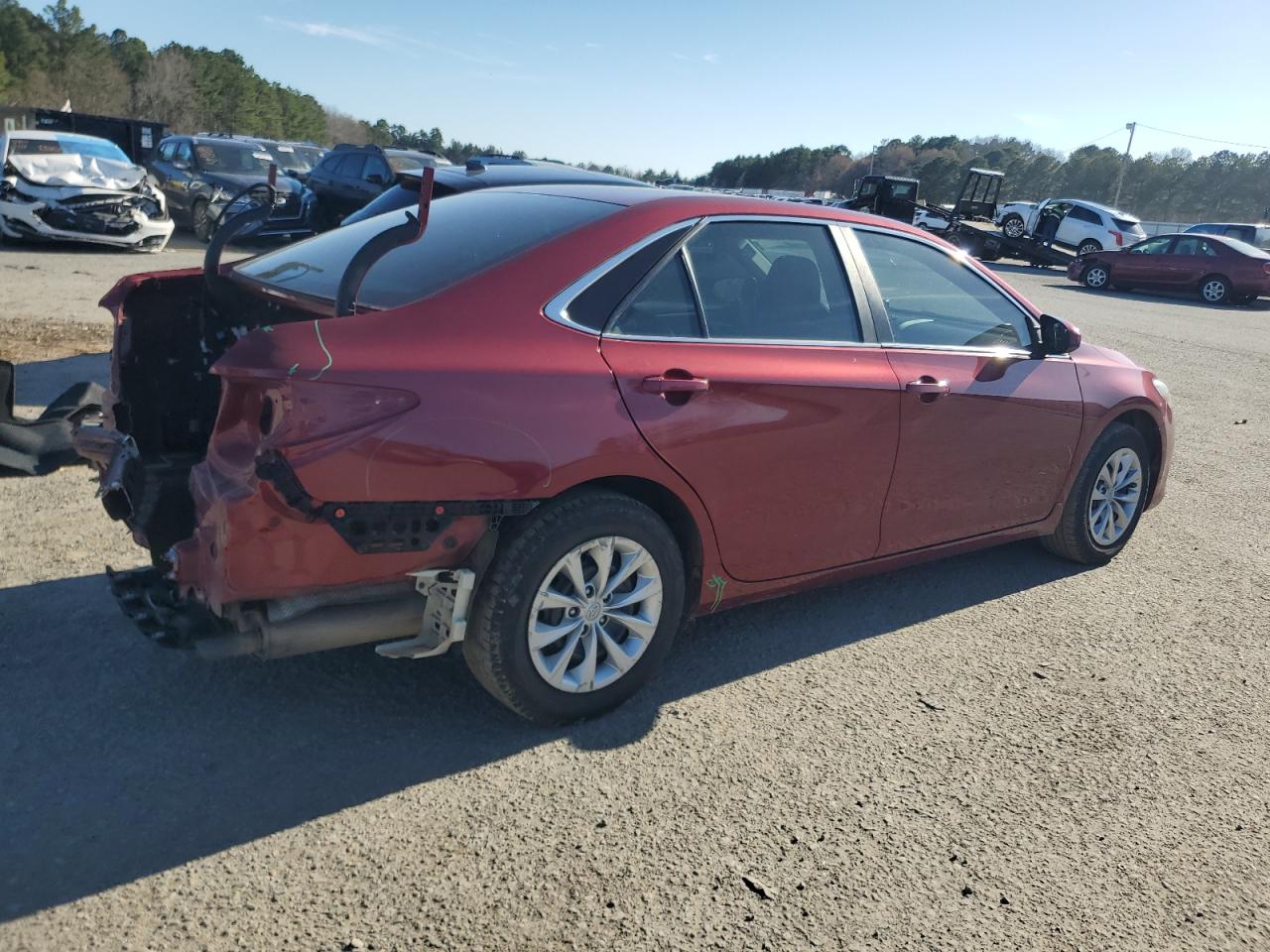 2017 Toyota Camry VIN 4T1BF1FK4HU718284 Copart auction photo, rear end / minor dent/scratches damage thumbnail 3