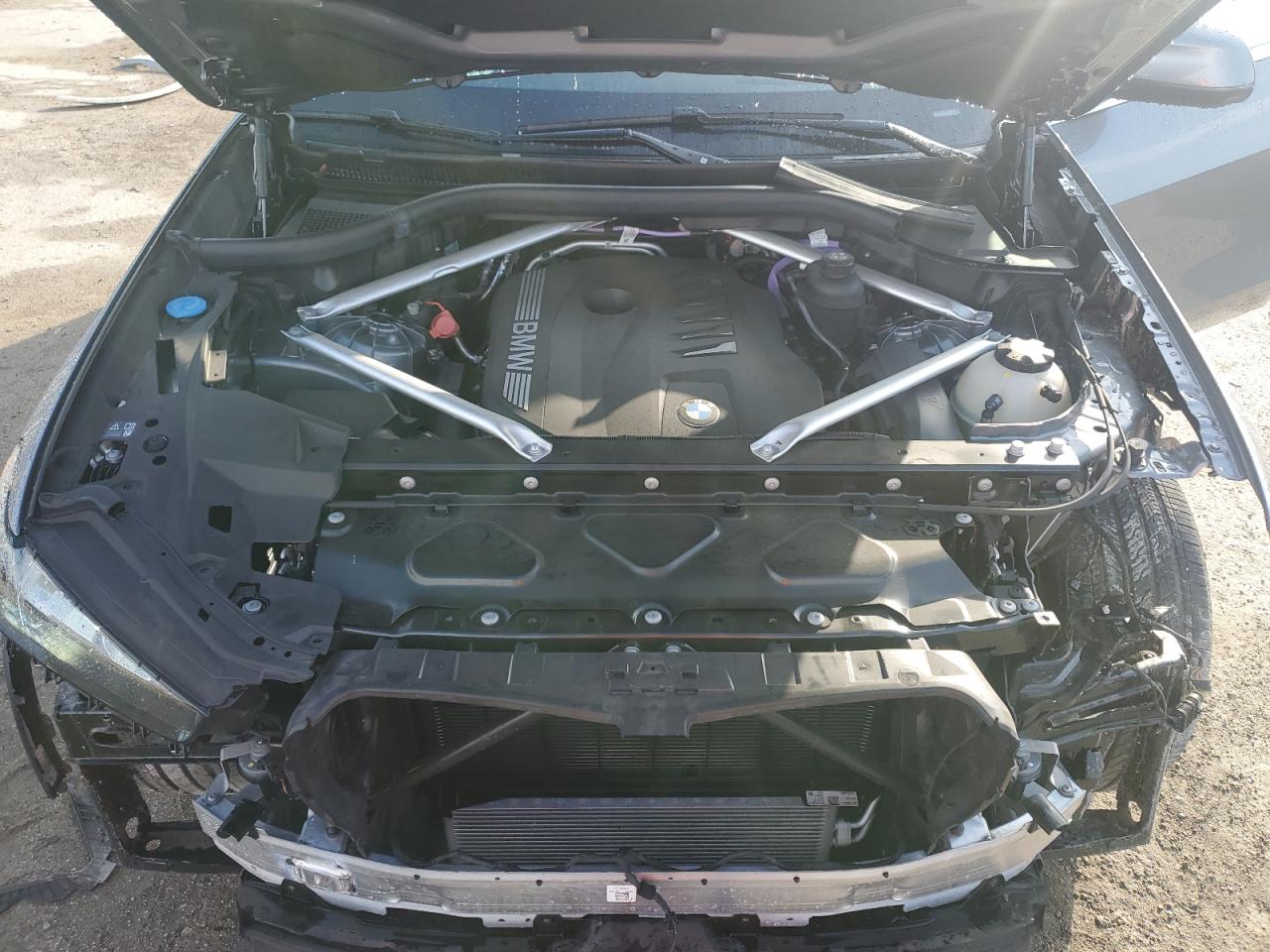 2024 BMW X5 VIN 5UX13EU03R9U92873 Copart auction photo, front end damage thumbnail 12