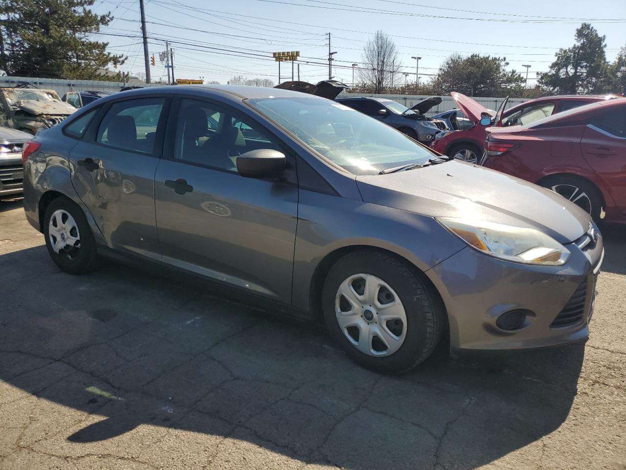 2013 Ford Focus VIN 1FADP3E20DL261485 Copart auction photo, all over damage thumbnail 4