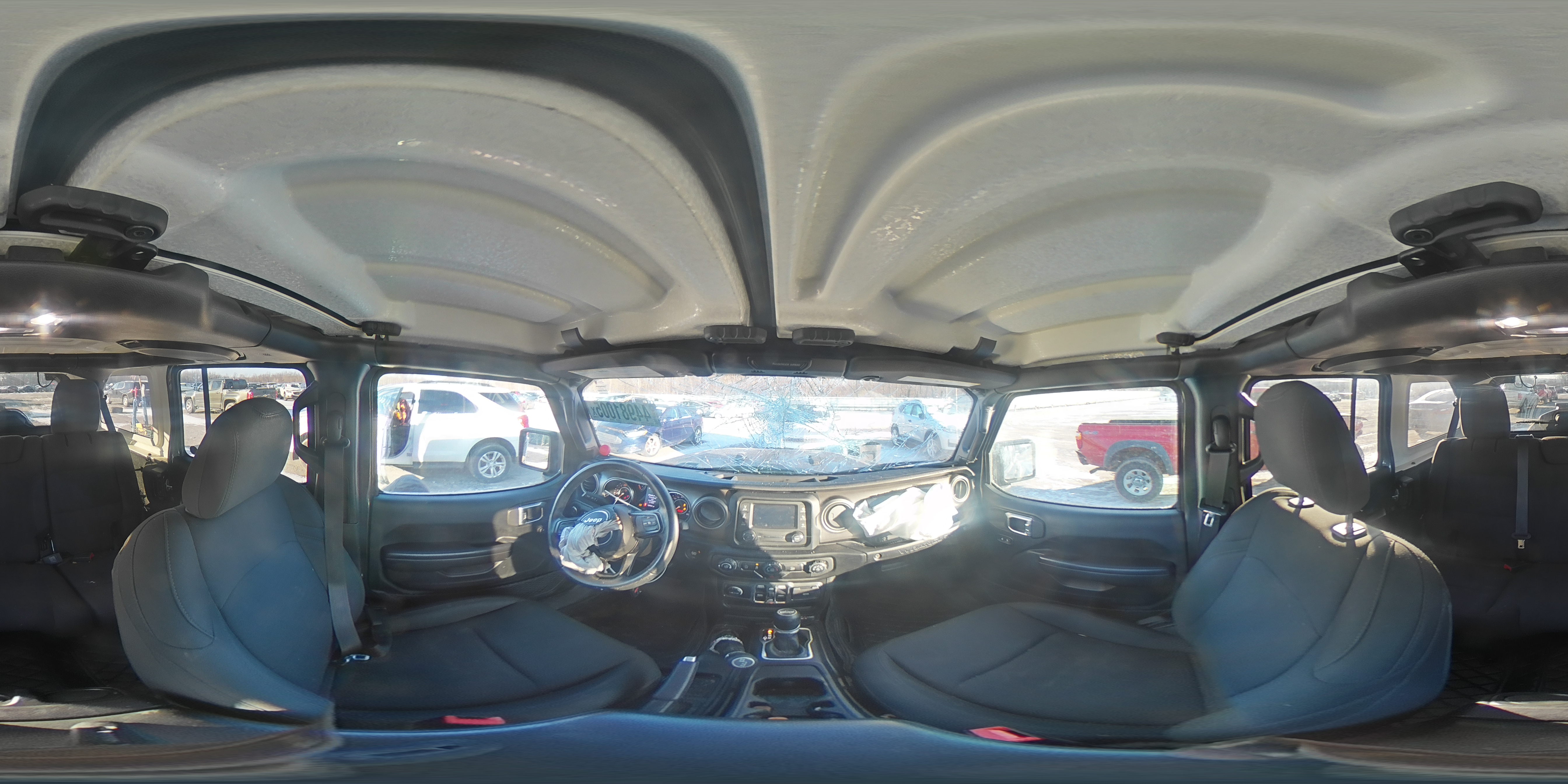 2020 Jeep Wrangler VIN 1C4HJXDN9LW181454 Copart auction photo, front end damage thumbnail 14
