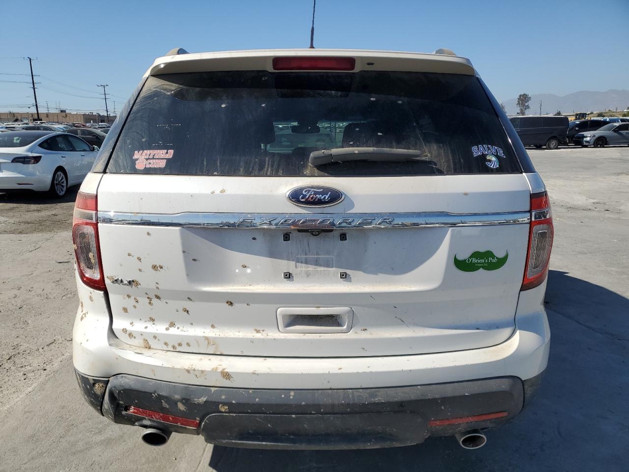 2014 Ford Explorer VIN 1FM5K7D83EGA17605 Copart auction photo, water/flood damage thumbnail 6
