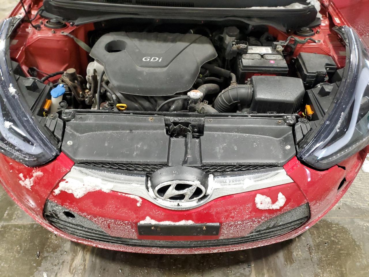 2013 Hyundai Veloster VIN KMHTC6AD1DU105696 Copart auction photo, front end / rear end damage thumbnail 11