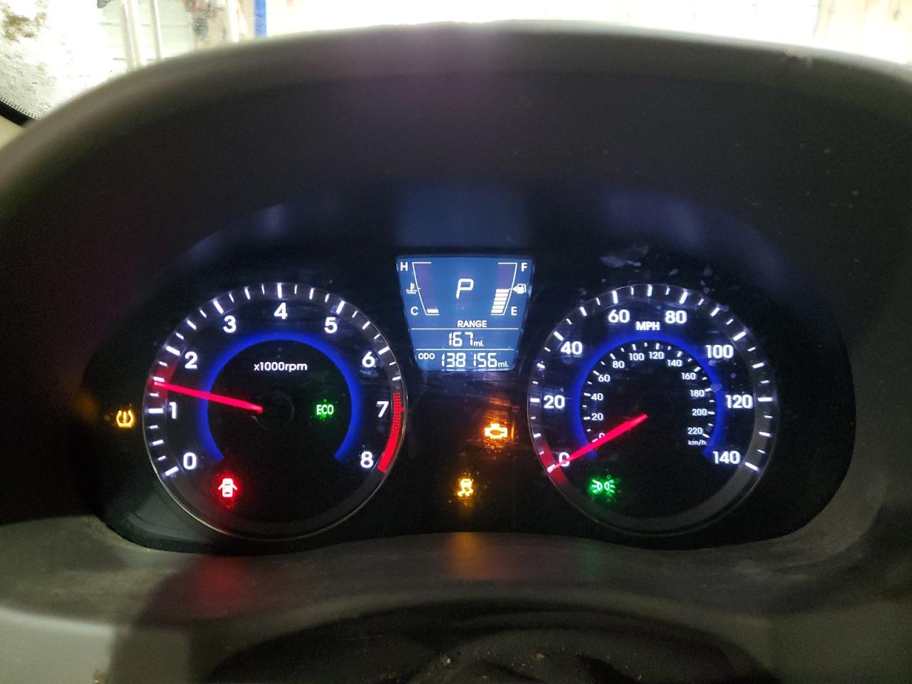 2014 Hyundai Accent VIN KMHCT4AE0EU686560 Copart auction photo, all over damage thumbnail 9