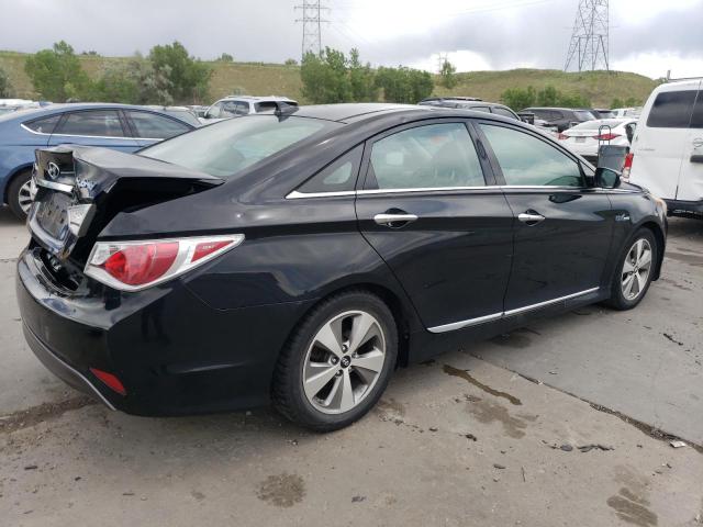 2012 Hyundai Sonata VIN KMHEC4A42CA046137 Copart auction photo, rear end / hail damage thumbnail 3