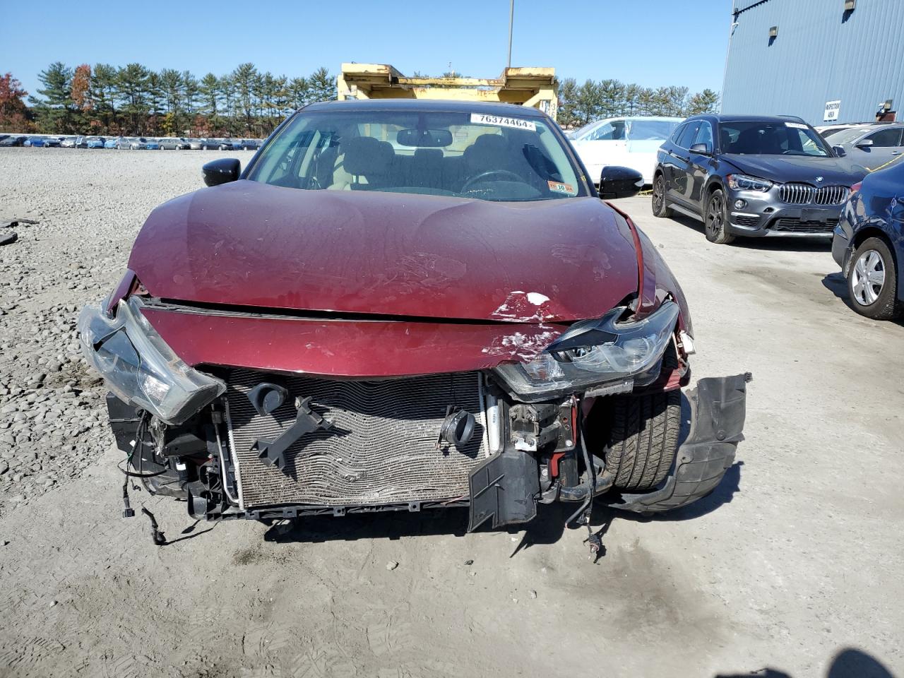 2017 Nissan Maxima VIN 1N4AA6APXHC452456 Copart auction photo, front end / minor dent/scratches damage thumbnail 5