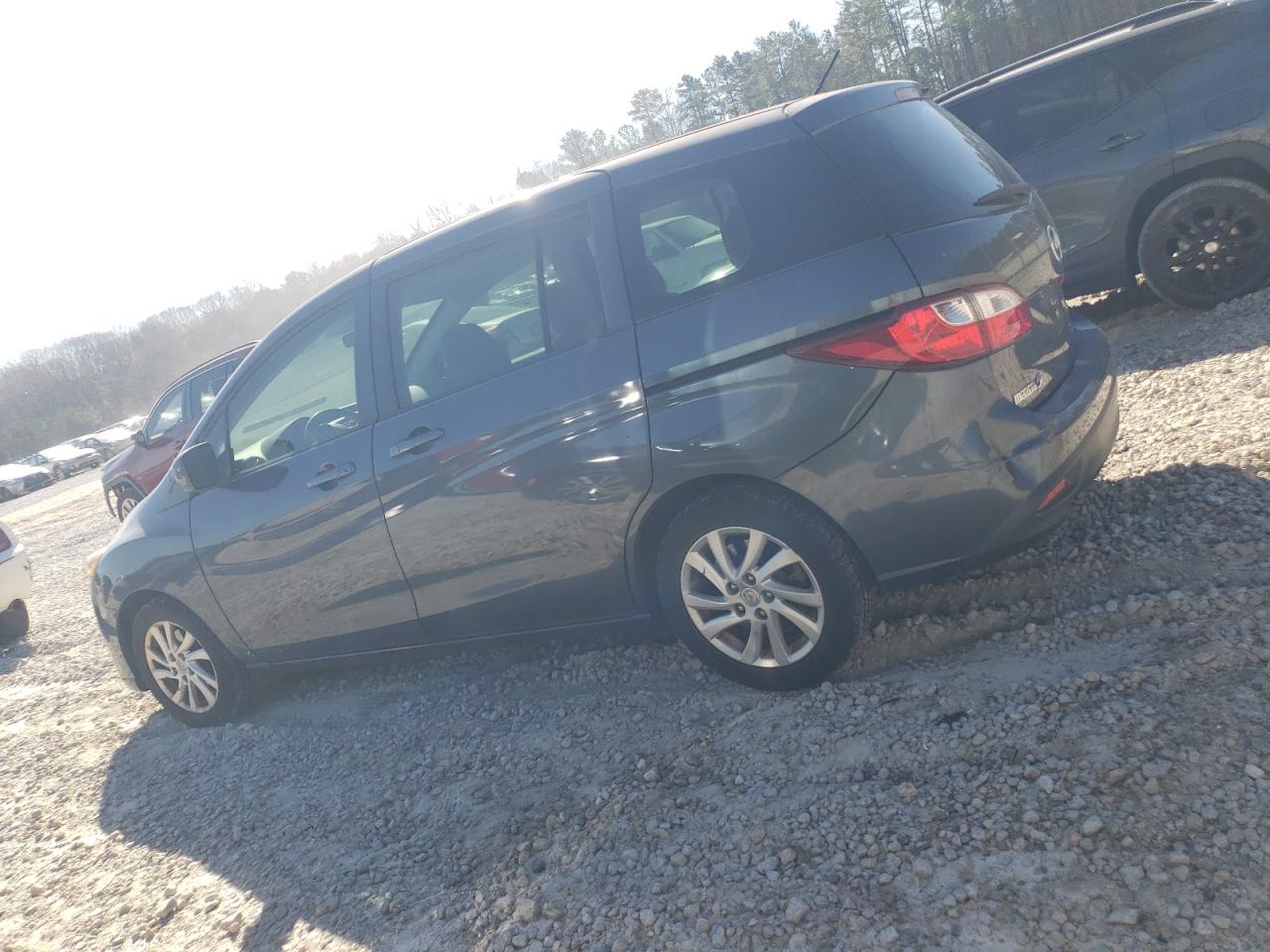2012 Mazda 5 VIN JM1CW2BL4C0128003 Copart auction photo, side / rear end damage thumbnail 2