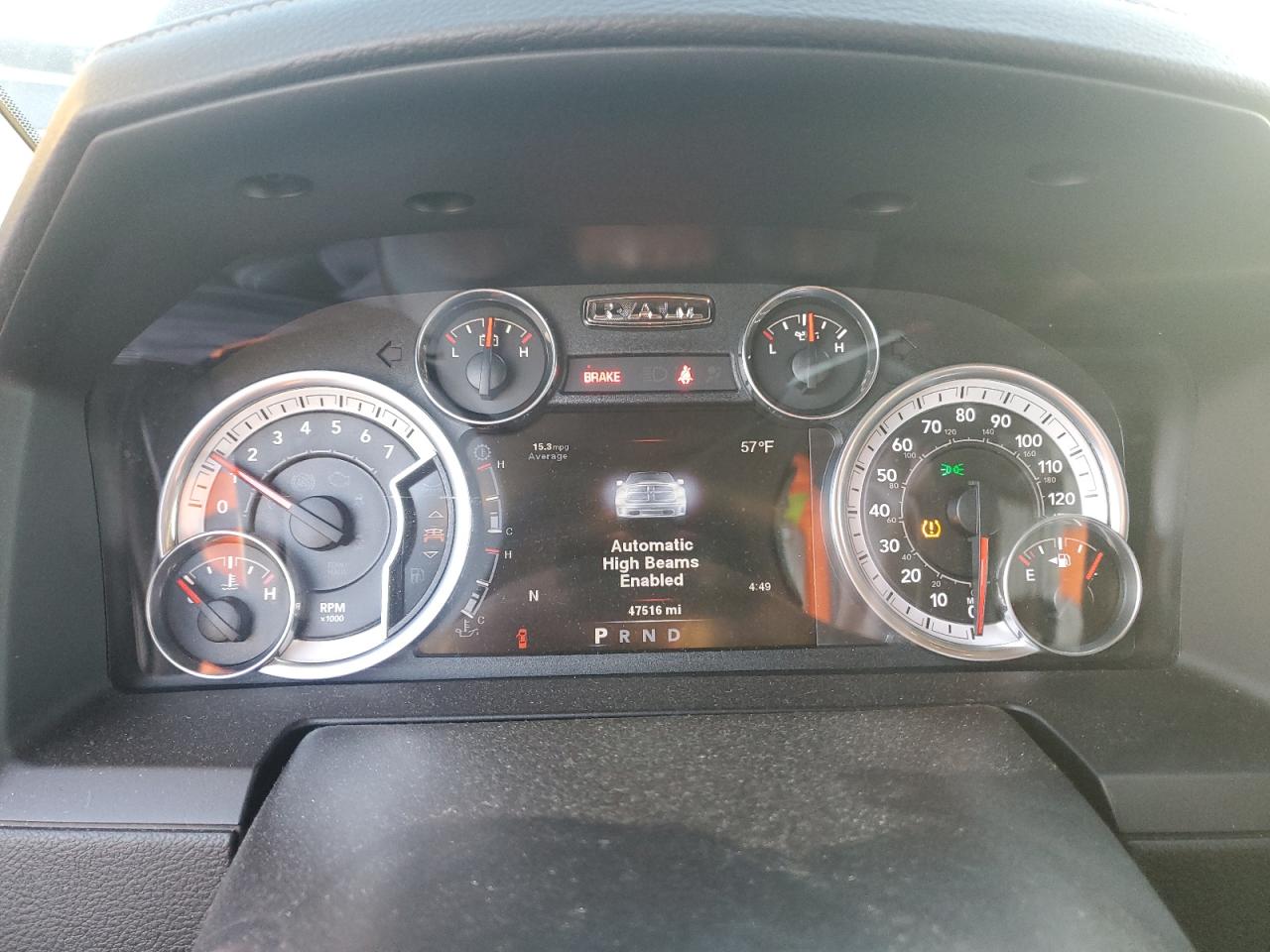 2014 RAM 1500 VIN 1C6RR7HT5ES395509 Copart auction photo, front end / rear end damage thumbnail 9