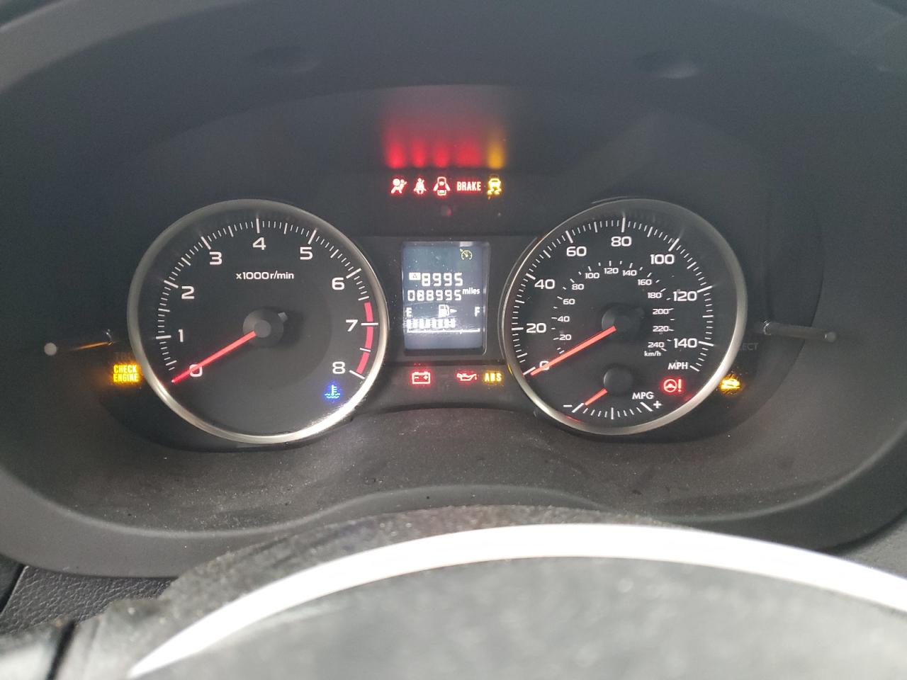 2016 Subaru XV VIN JF2GPAAC8G9297373 Copart auction photo, all over damage thumbnail 9