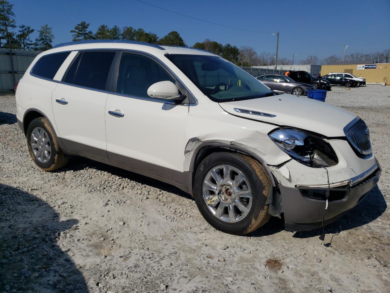 2012 Buick Enclave VIN 5GAKVCED6CJ422958 Copart auction photo, front end / minor dent/scratches damage thumbnail 4