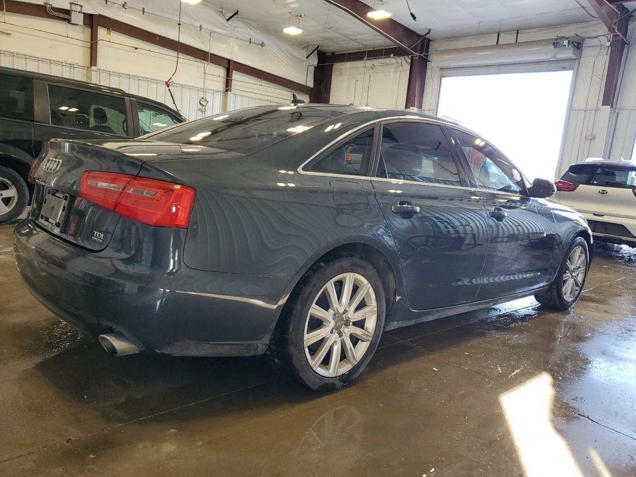 2014 Audi A6 VIN WAUFMAFC6EN085181 Copart auction photo, front end damage thumbnail 3