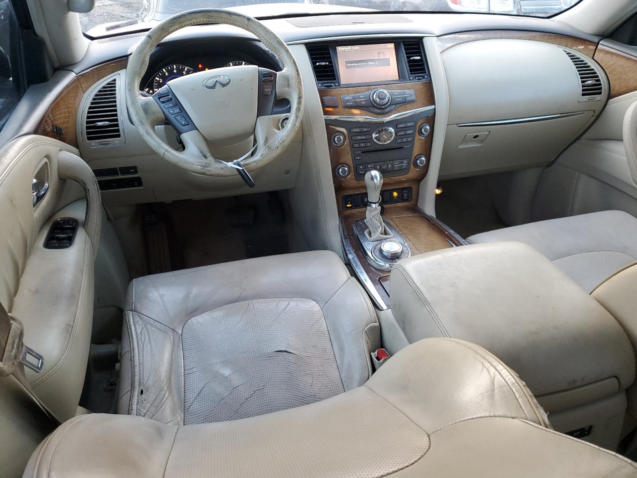 2011 Infiniti QX56 VIN JN8AZ2NE2B9002118 Copart auction photo, front end damage thumbnail 8