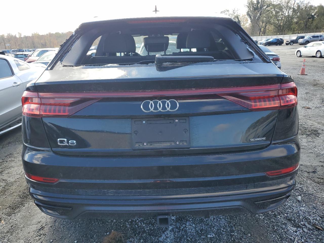 2019 Audi Q8 VIN WA1EVAF12KD016865 Copart auction photo, rear end / side damage thumbnail 6