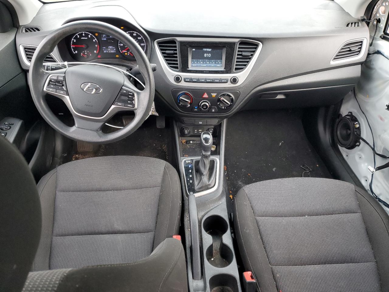 2021 Hyundai Accent VIN 3KPC24A67ME129870 Copart auction photo, front end damage thumbnail 8