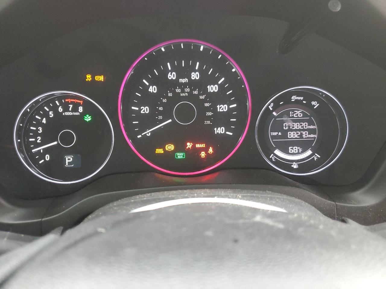 2017 Honda HR-V VIN 3CZRU6H55HM719892 Copart auction photo, side damage thumbnail 9