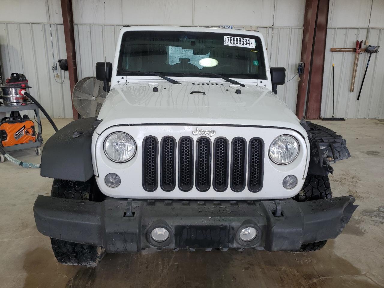 2015 Jeep Wrangler VIN 1C4AJWAG8FL648662 Copart auction photo, side / minor dent/scratches damage thumbnail 5