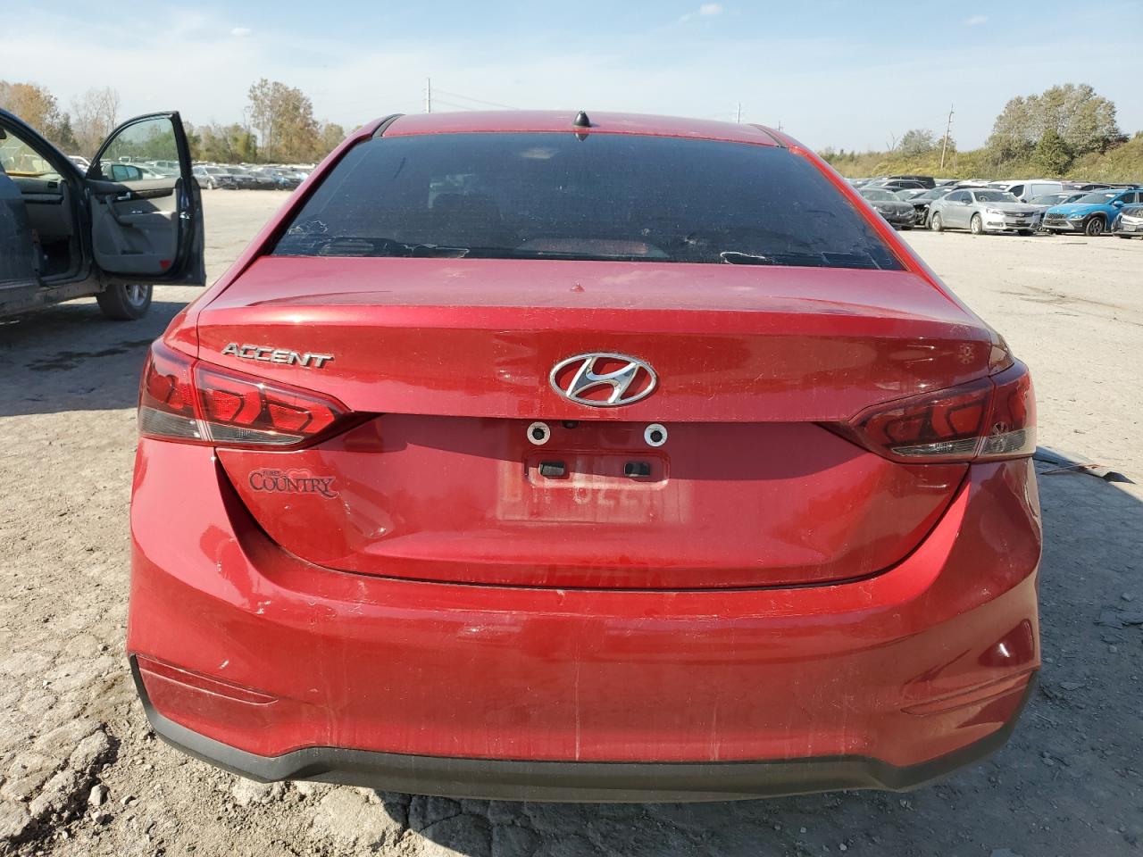 2021 Hyundai Accent VIN 3KPC24A69ME141390 Copart auction photo, front end damage thumbnail 6