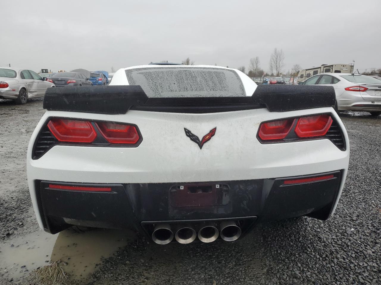 2015 Chevrolet Corvette VIN 1G1YC2D78F5125250 Copart auction photo, front end / side damage thumbnail 6