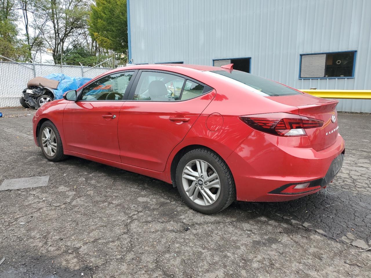 2020 Hyundai Elantra VIN 5NPD84LF2LH575032 Copart auction photo, rear end / vandalism damage thumbnail 2