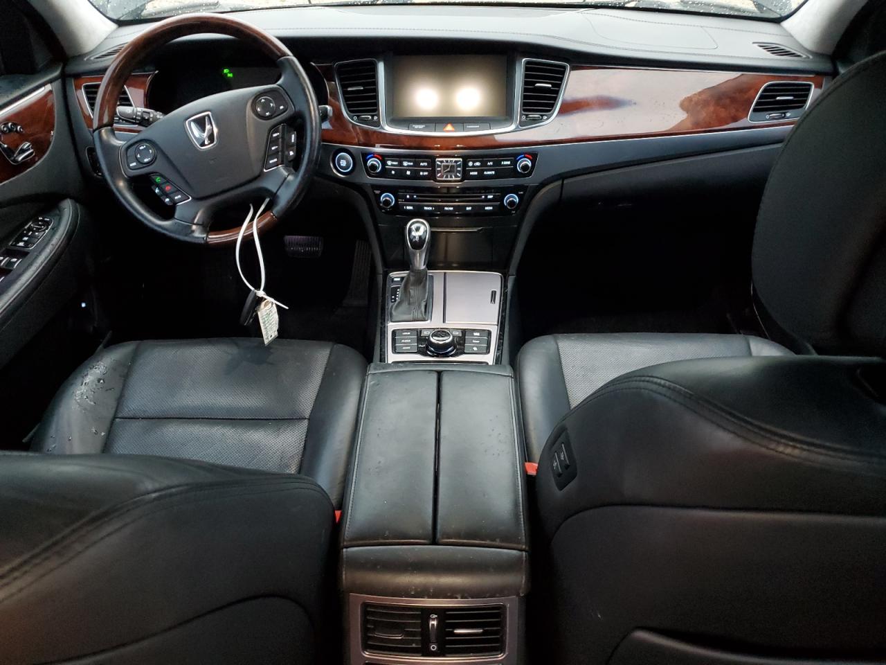 2015 Hyundai Equus VIN KMHGH4JH7FU094068 Copart auction photo, front end / side damage thumbnail 8