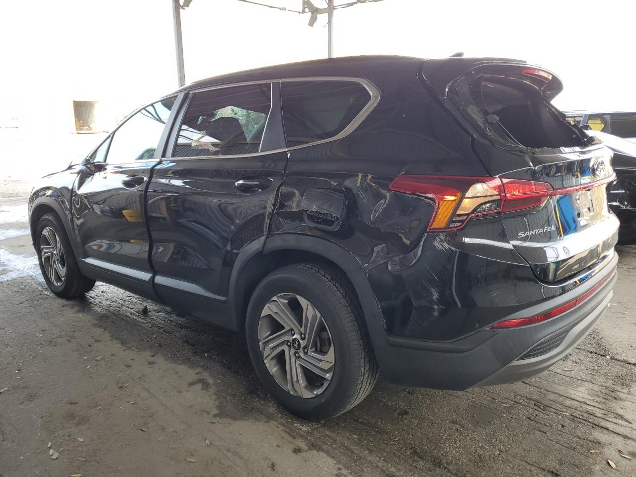 2021 Hyundai Santa Fe VIN 5NMS14AJ9MH311212 Copart auction photo, rollover damage thumbnail 2