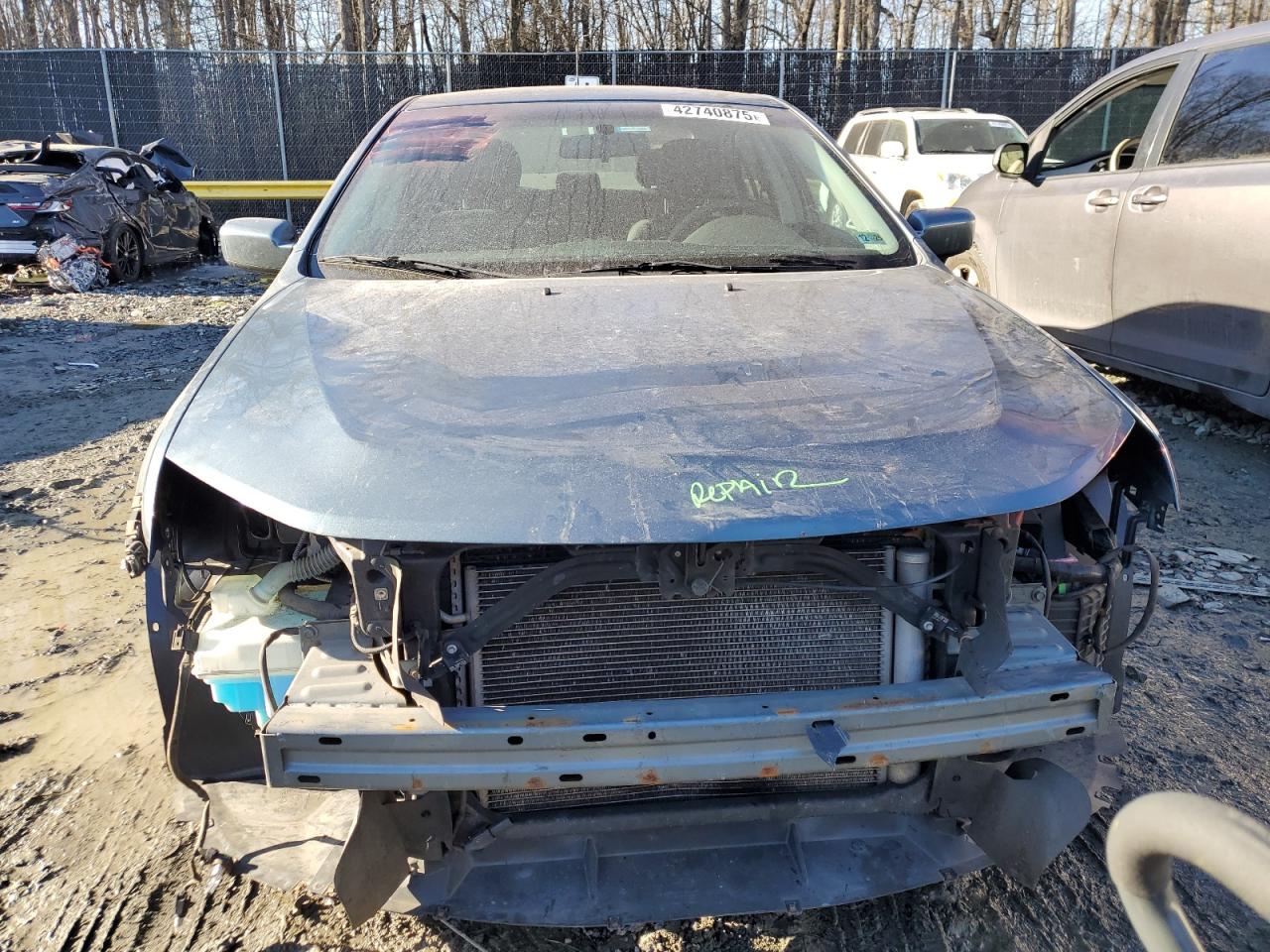 2012 Ford Fusion VIN 3FAHP0HA2CR179941 Copart auction photo, front end damage thumbnail 5