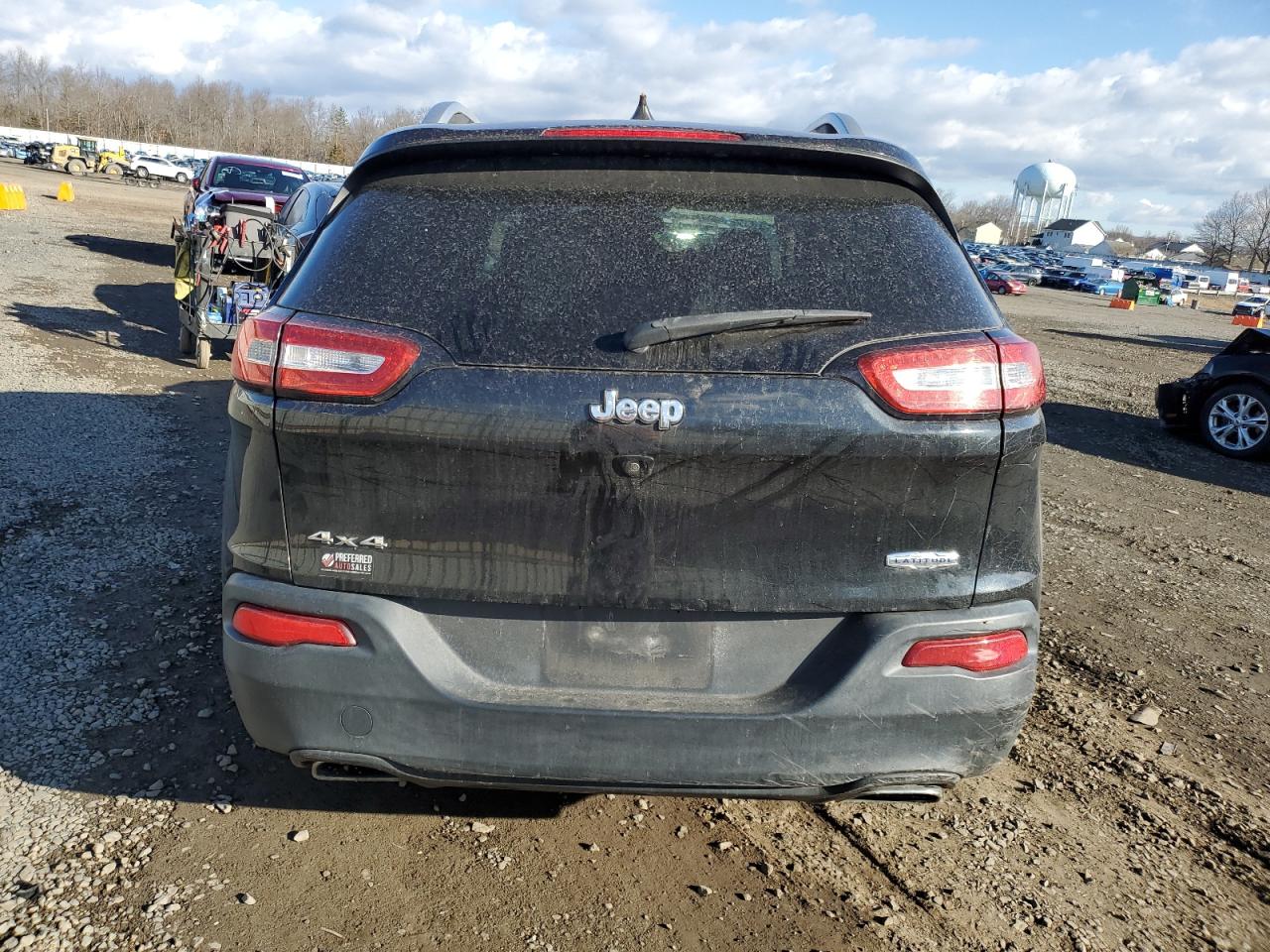 2016 Jeep Grand Cherokee VIN 1C4PJMCS9GW331764 Copart auction photo, front end / side damage thumbnail 6