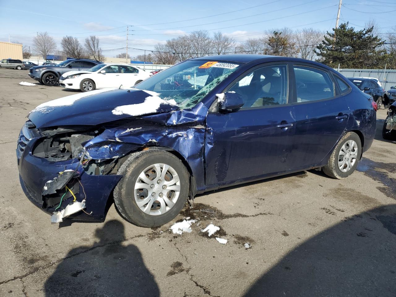 2010 Hyundai Elantra VIN KMHDU4AD9AU003418