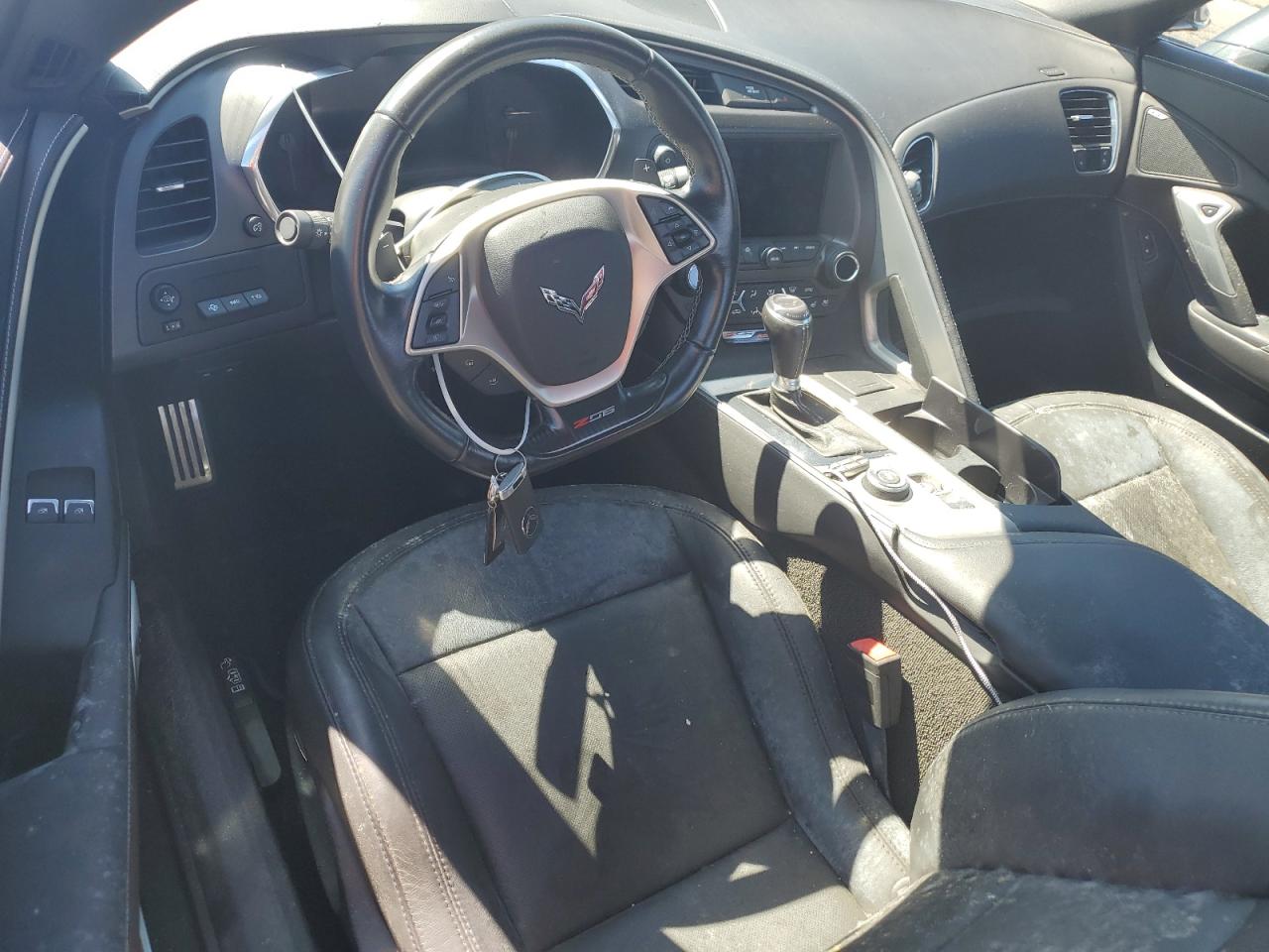 2017 Chevrolet Corvette VIN 1G1YS2D69H5603737 Copart auction photo, water/flood damage thumbnail 8